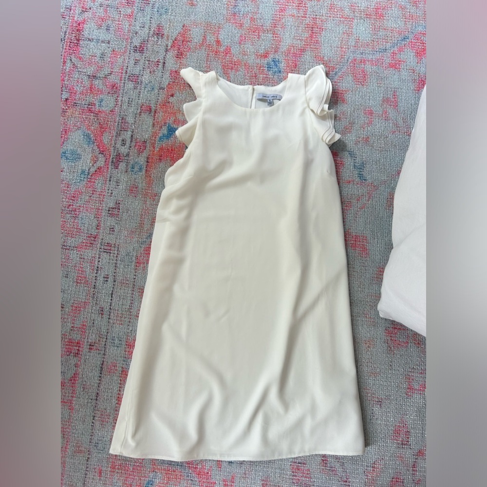 White Ruffle Dress